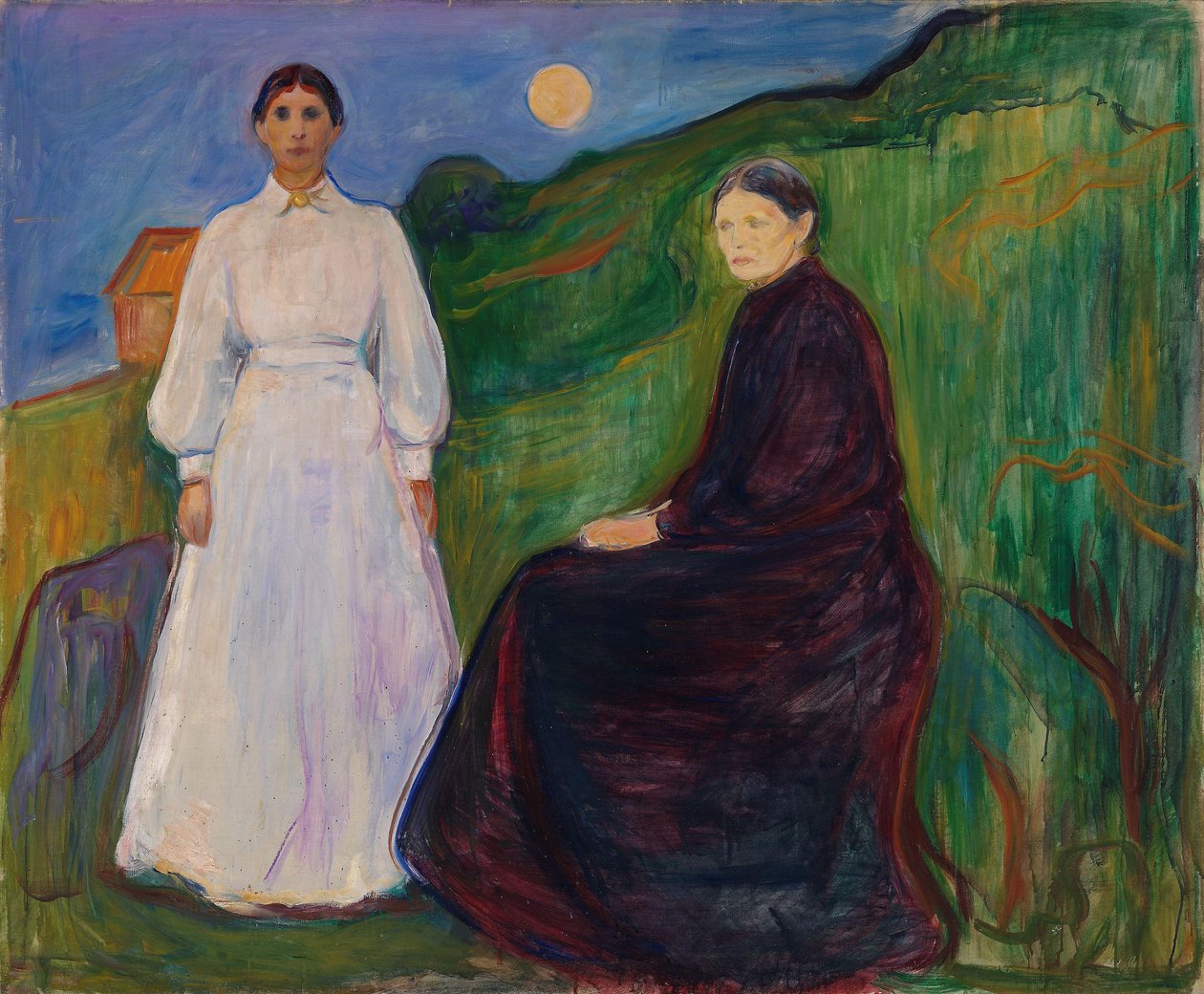 Mãe e filha, 1897 de Edvard Munch