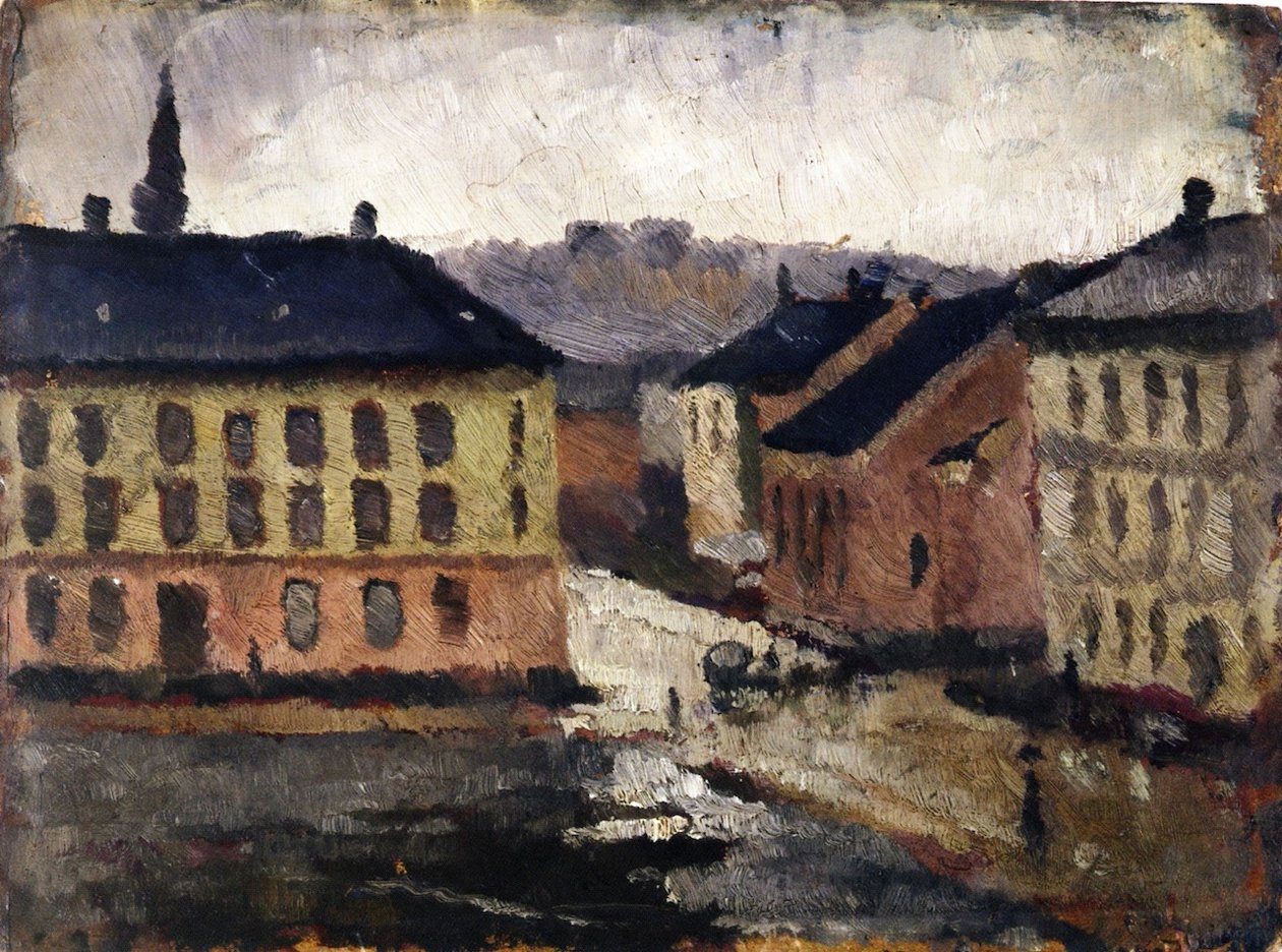 Olaf Ryes Square em direção ao sudeste de Edvard Munch