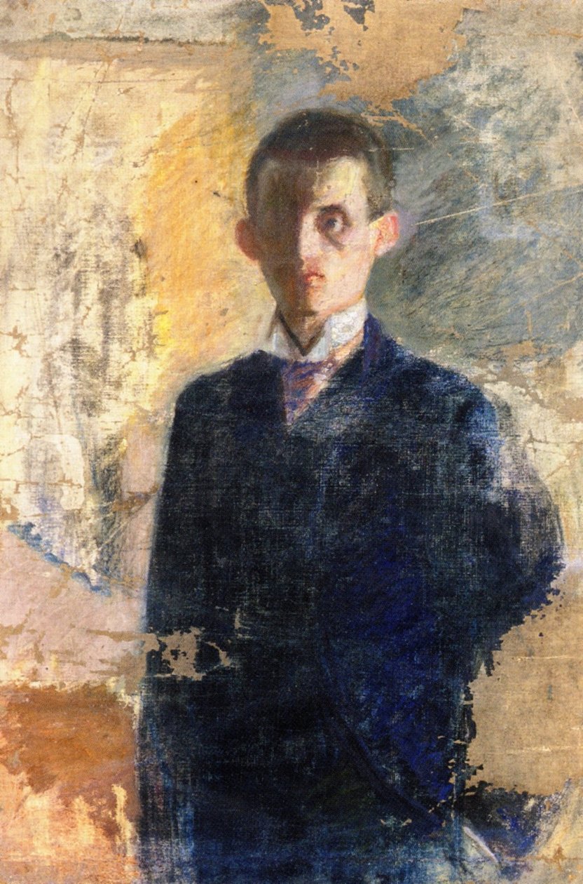 Auto-retrato de Edvard Munch