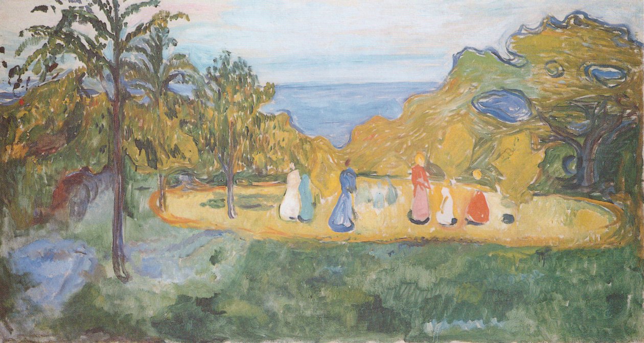 luz do sol de Edvard Munch
