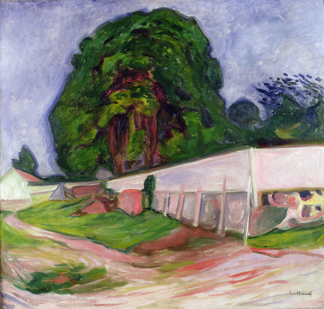 Noite de Verão em Asgardstrand, 1904 de Edvard Munch