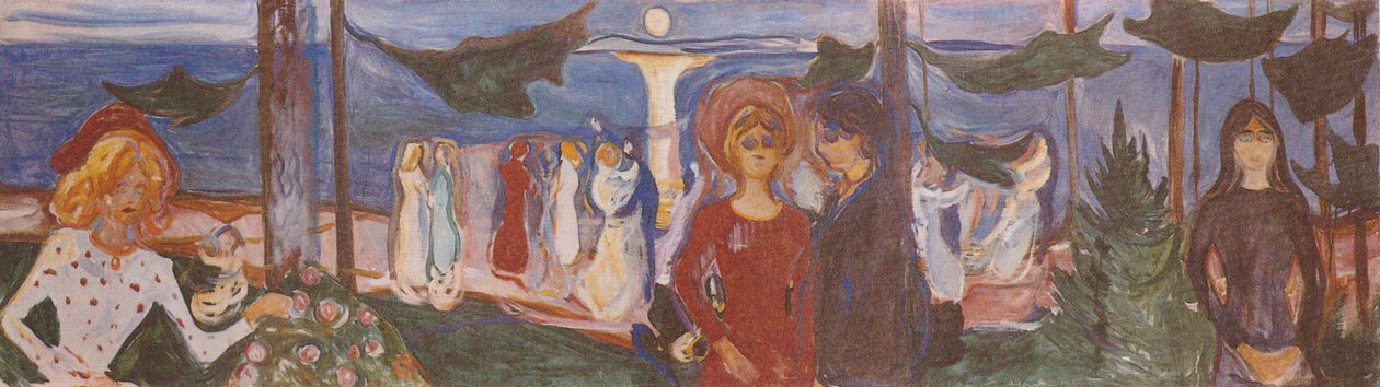 Dançar no mar de Edvard Munch