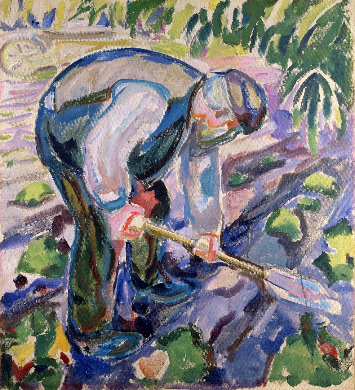 The Grave Digger de Edvard Munch