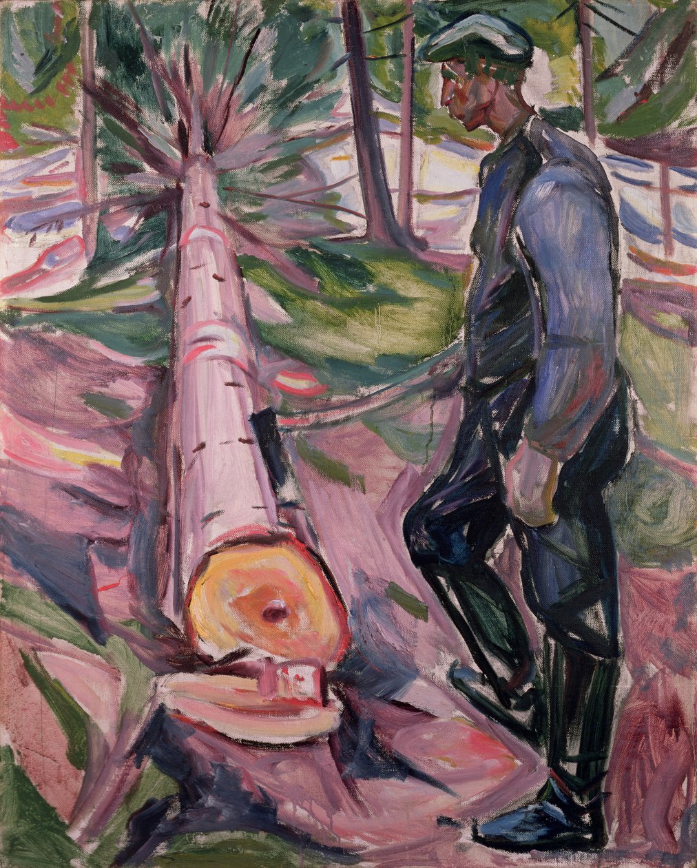 O Lenhador de Edvard Munch