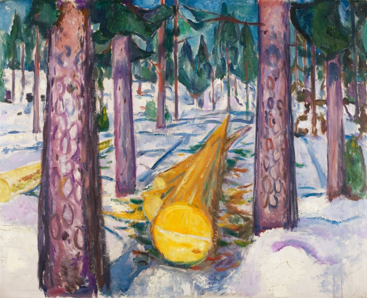 O log amarelo de Edvard Munch