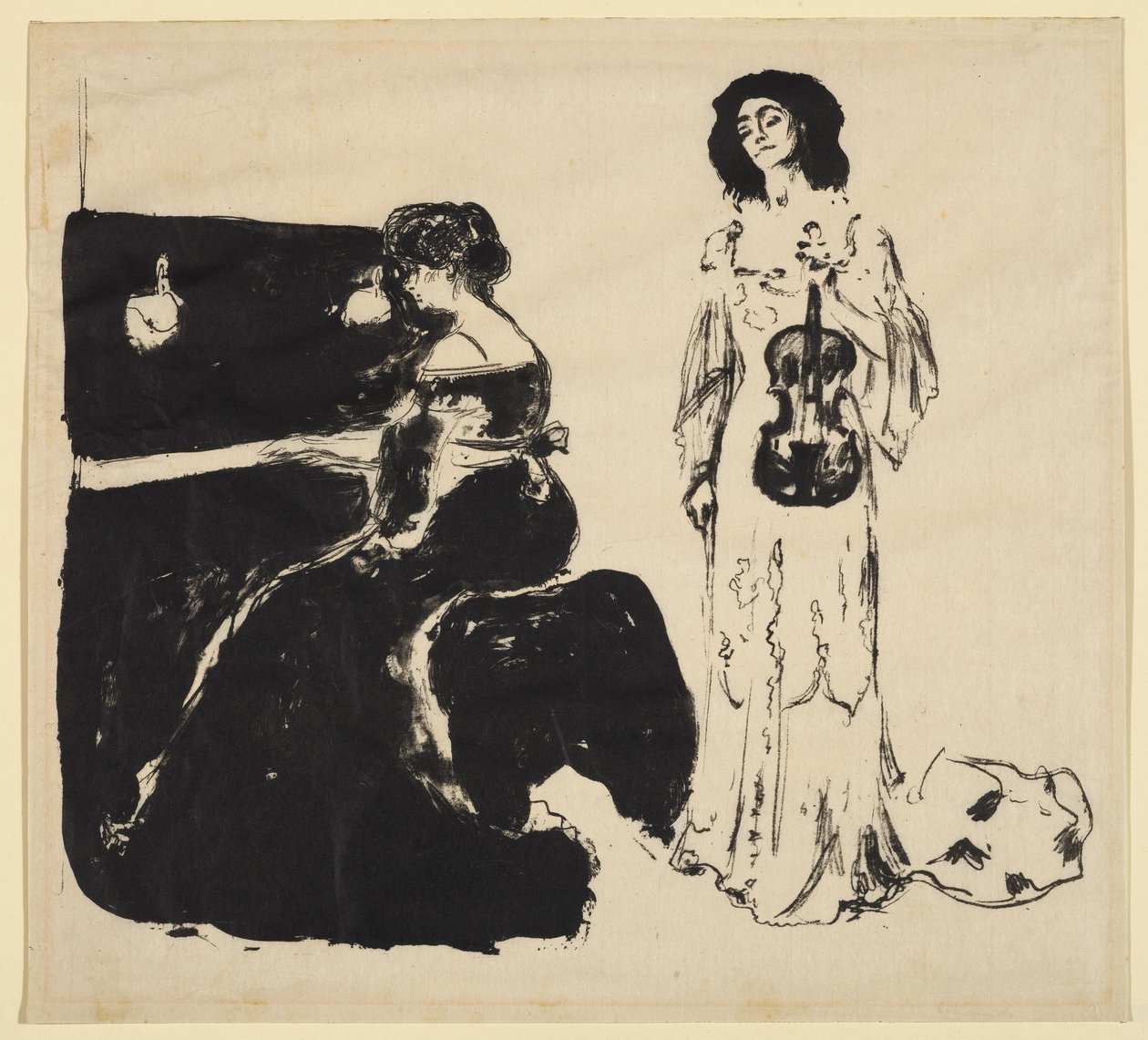 Concerto de violino de Edvard Munch