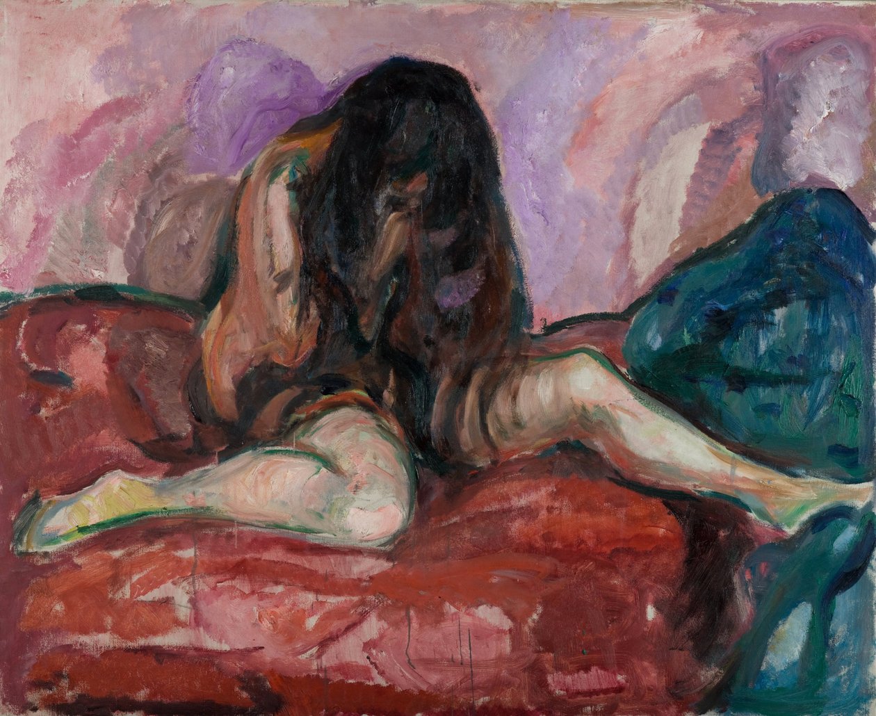 Chorando Nu de Edvard Munch