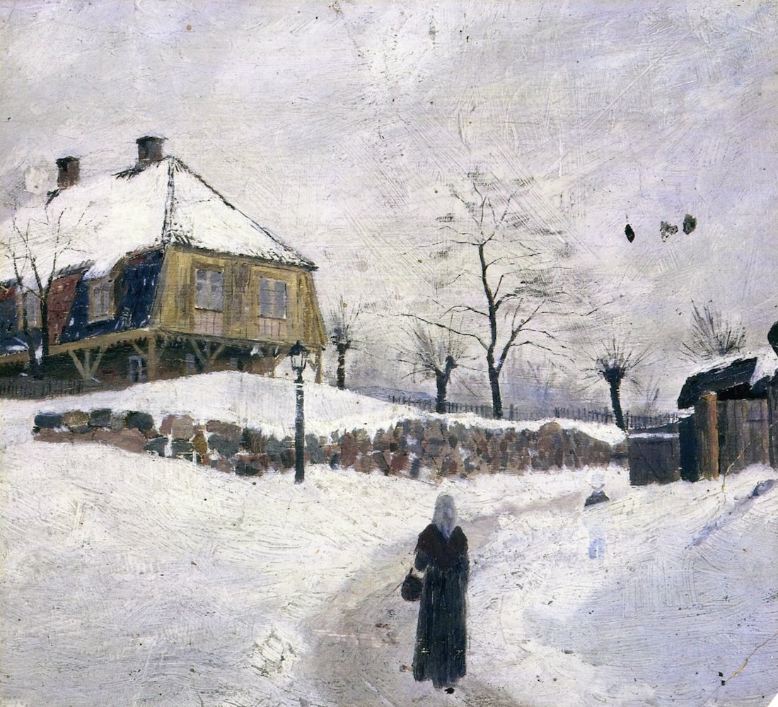 Foss Superior no Inverno de Edvard Munch