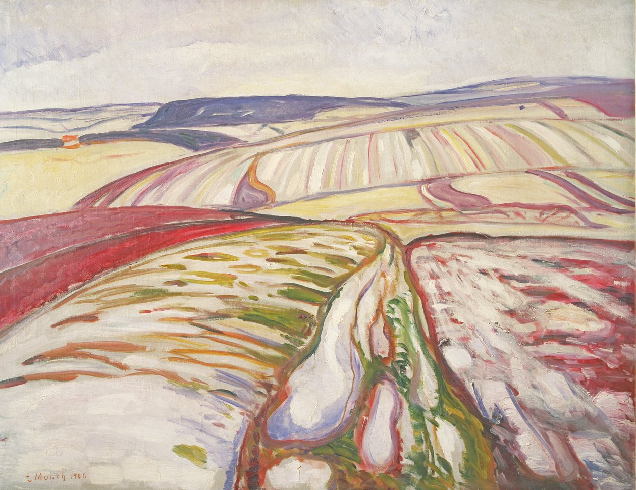 131-0059494 Gelo na periferia de Eilgersburg de Edvard Munch
