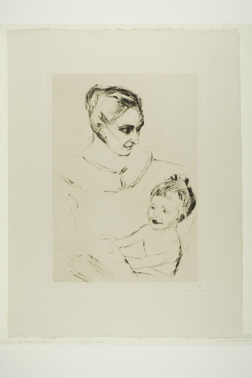 A alegria de uma mãe de Edvard Munch