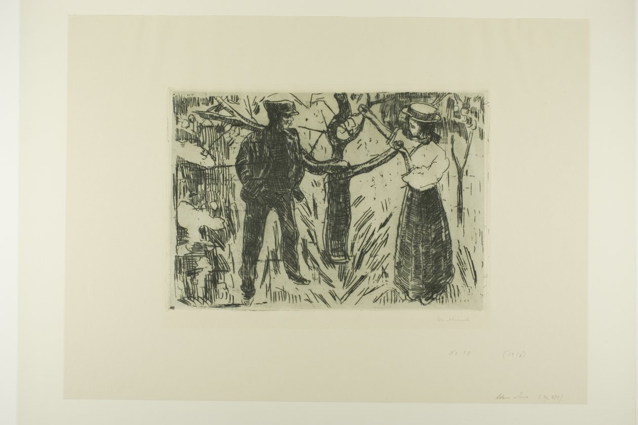Adão e Eva de Edvard Munch