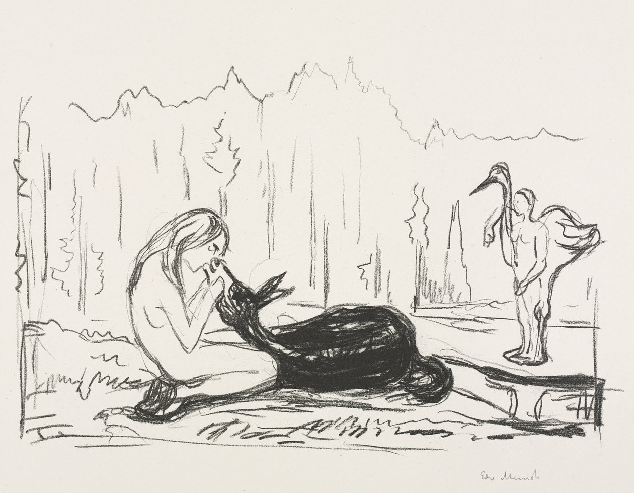Alfa e Ómega: A Esposa Ómega e o Burro de Edvard Munch
