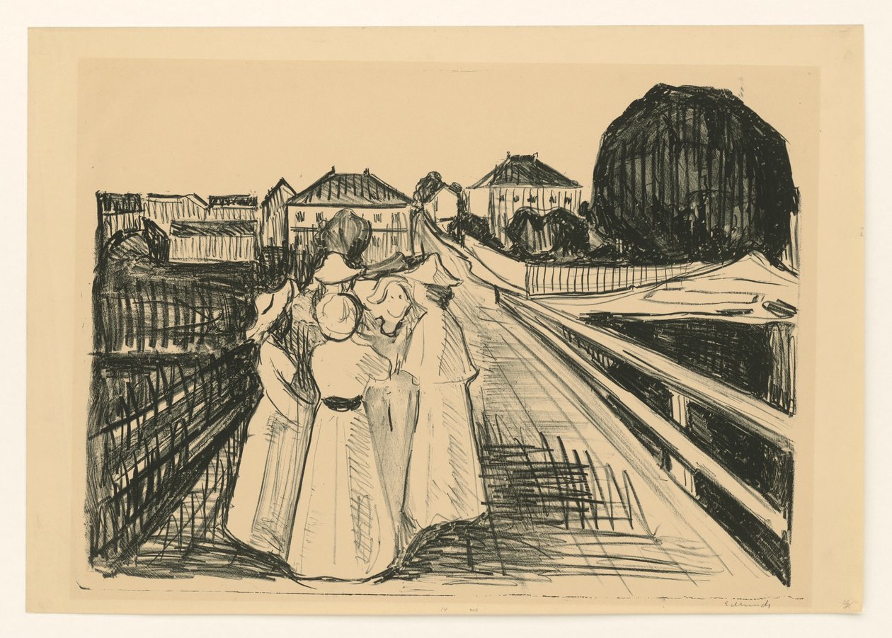 Na ponte de Edvard Munch