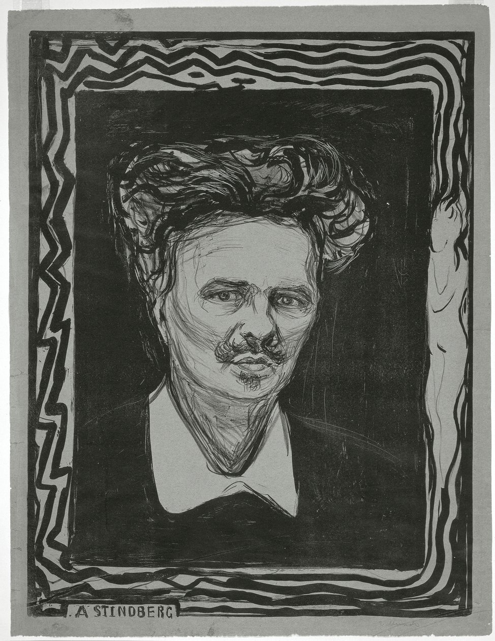 August Strindberg de Edvard Munch