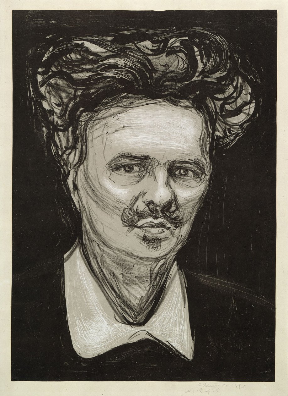 August Strindberg de Edvard Munch