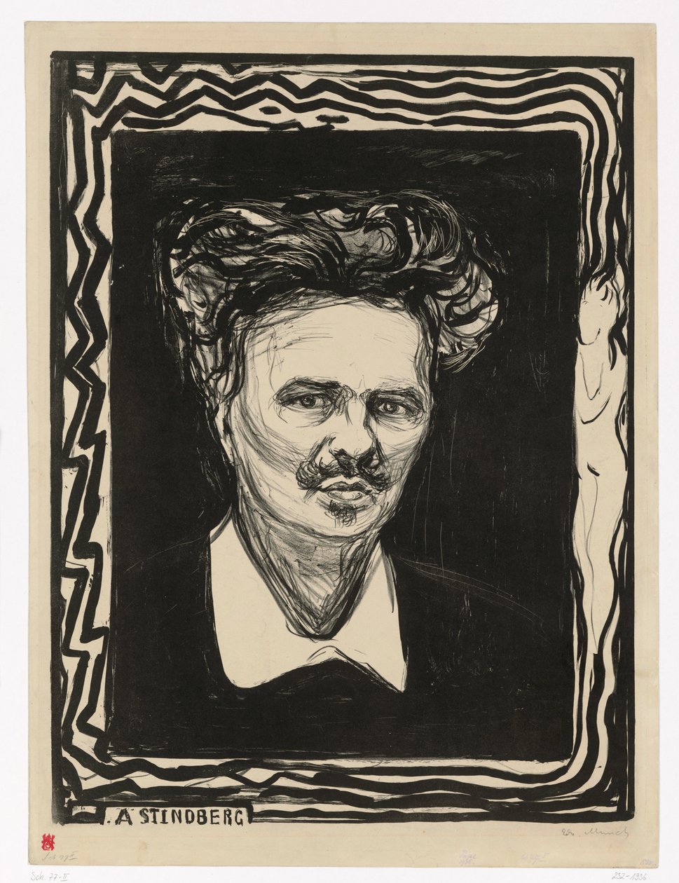 August Strindberg de Edvard Munch