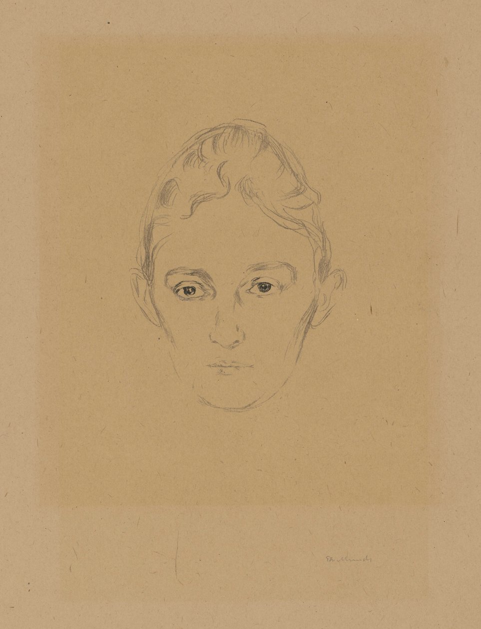 Da pasta «Da casa de Max Linde»: Marie Linde de Edvard Munch