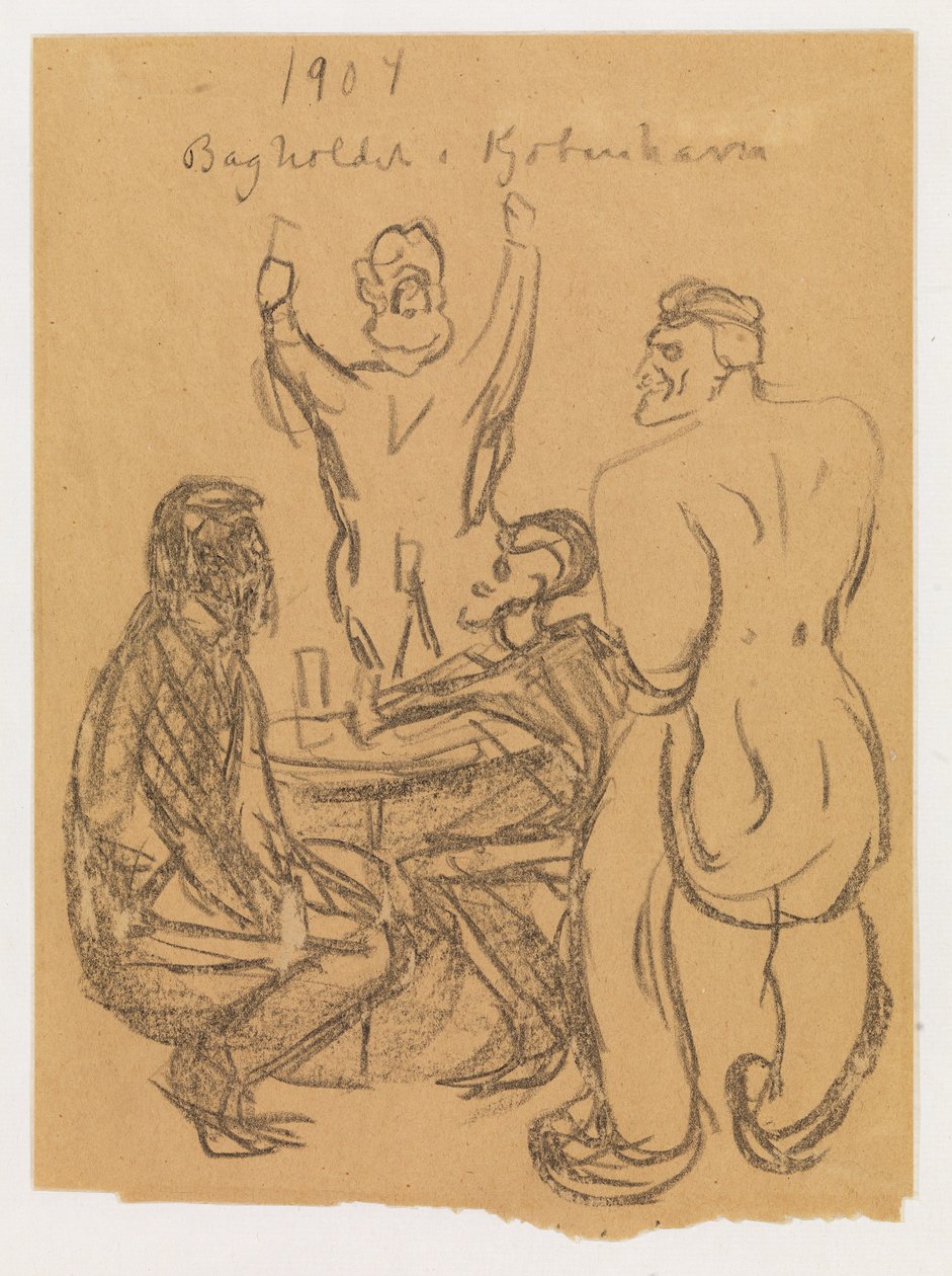 A emboscada em Copenhague de Edvard Munch