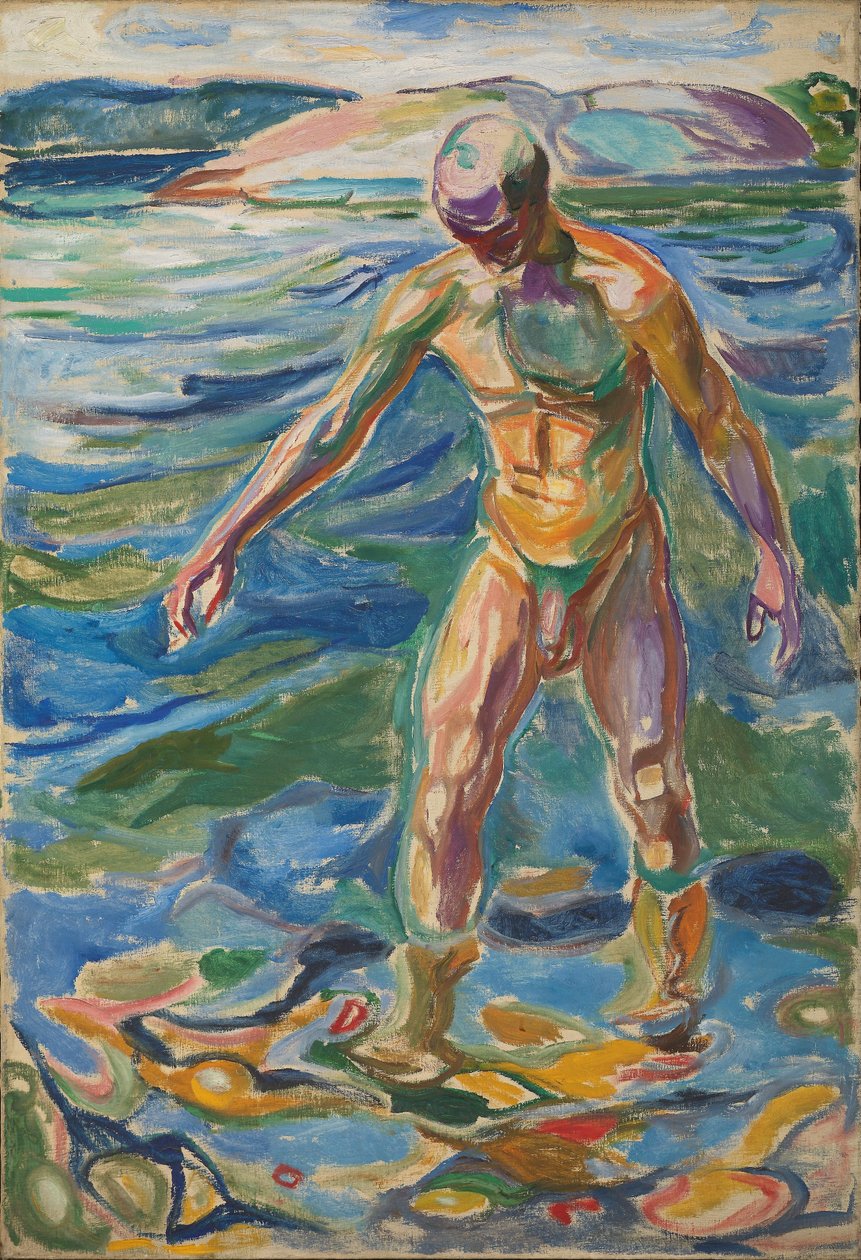Banhista de Edvard Munch