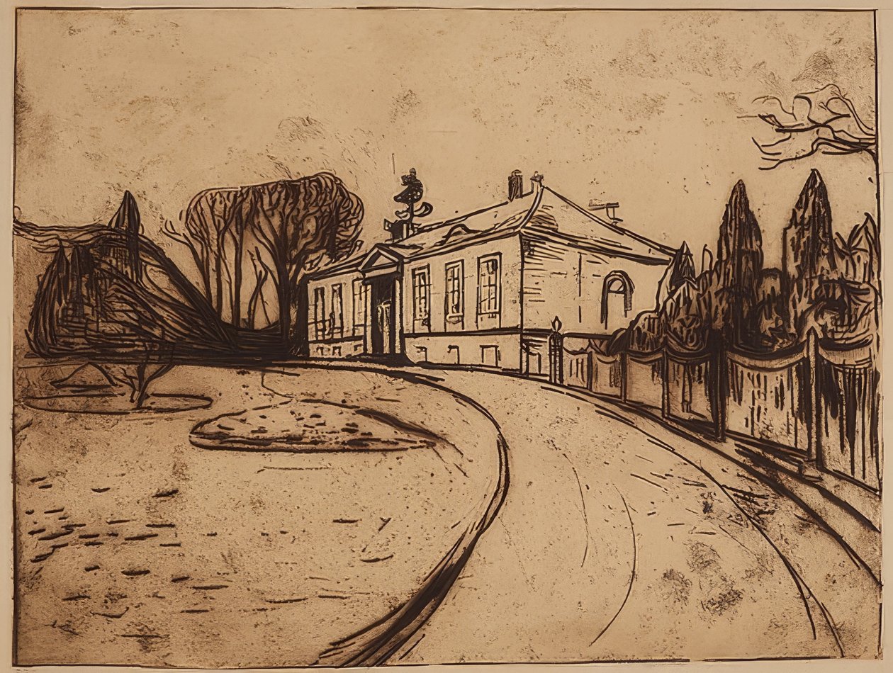 A casa 1902 de Edvard Munch
