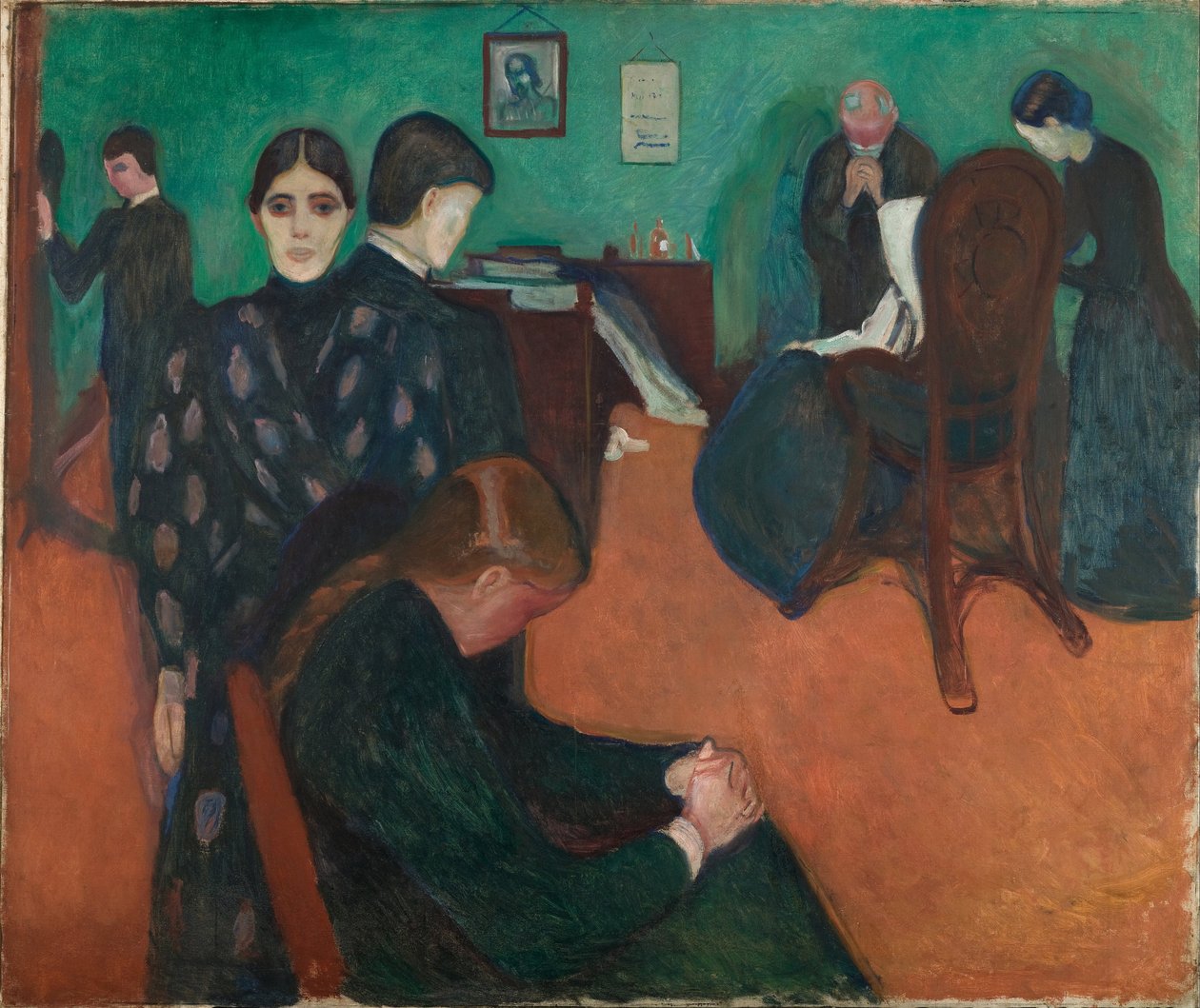 Morte na enfermaria de Edvard Munch