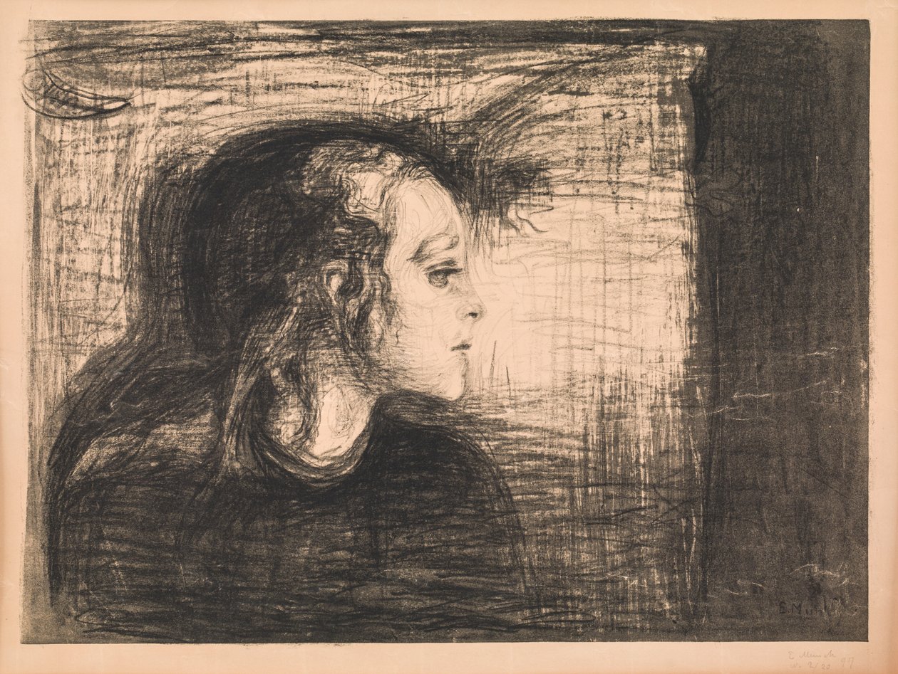 A menina doente de Edvard Munch
