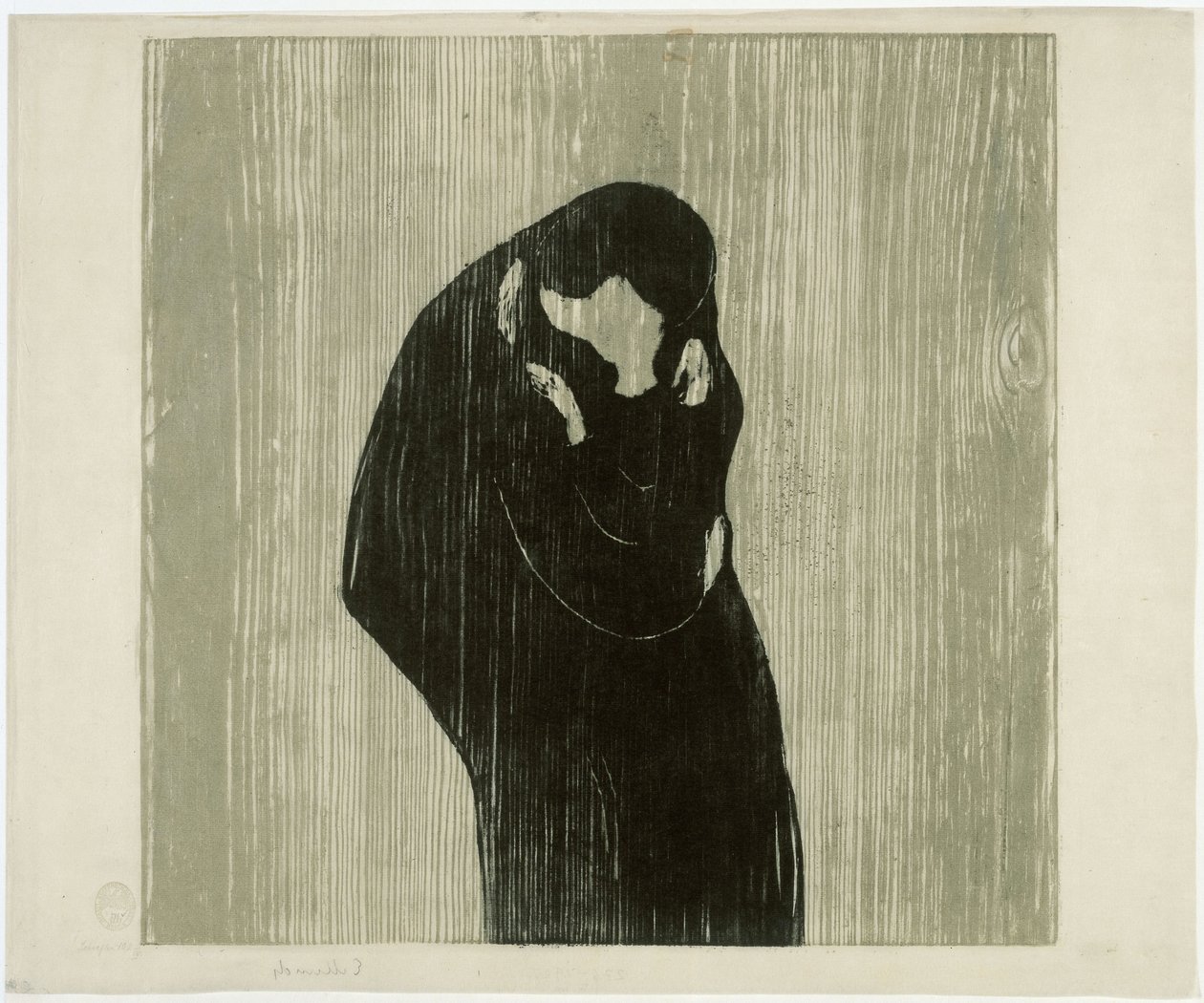 O beijo IV de Edvard Munch