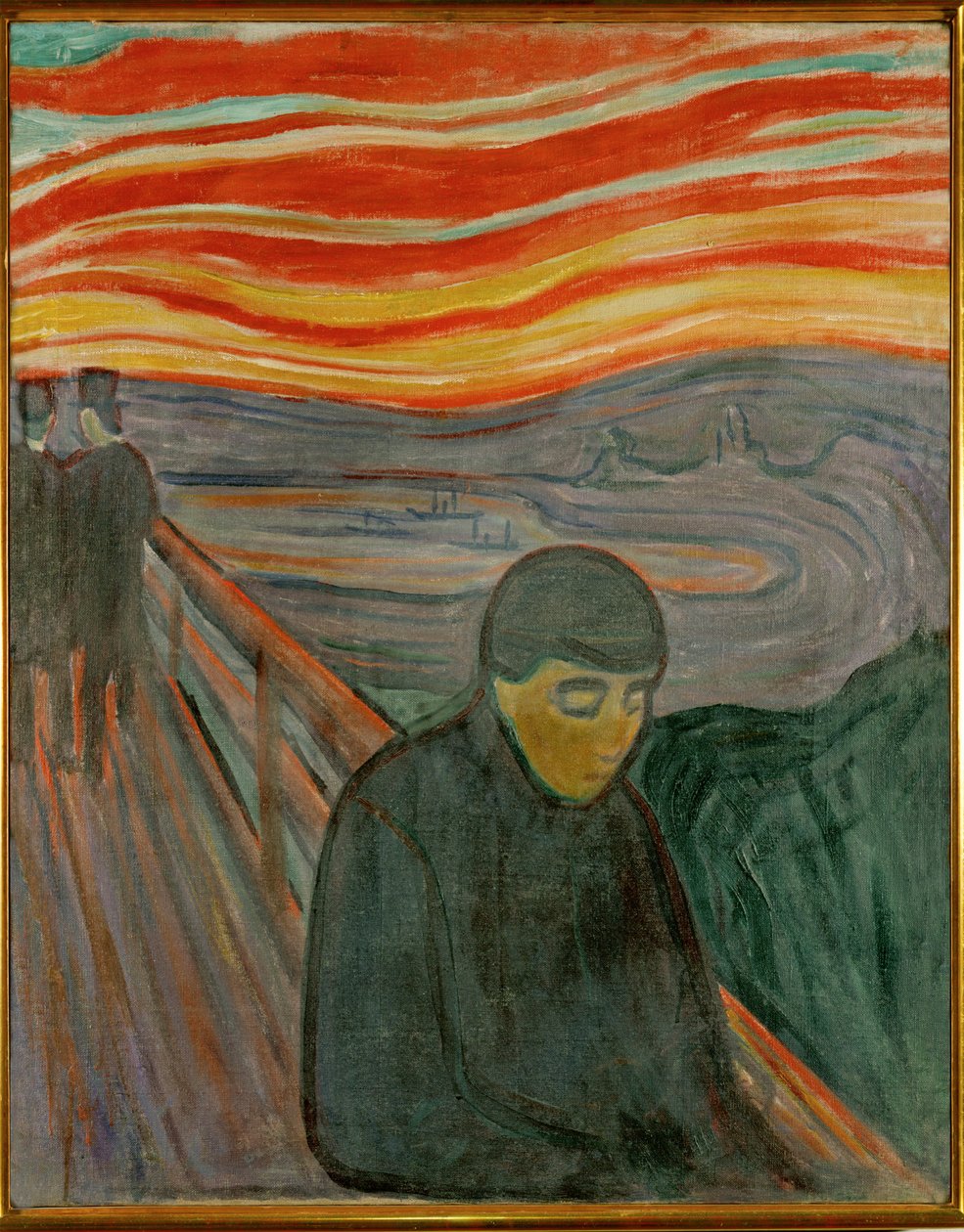 Desespero (óleo sobre tela) de Edvard Munch