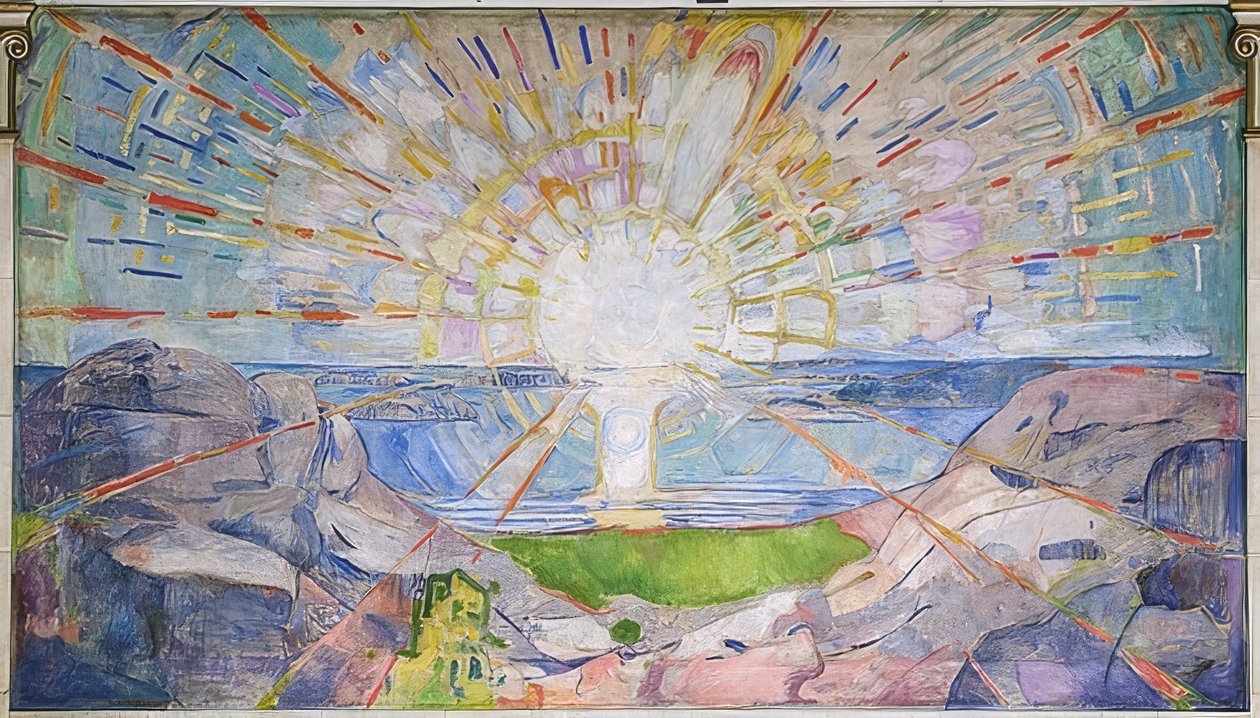 O sol 1911-16 de Edvard Munch