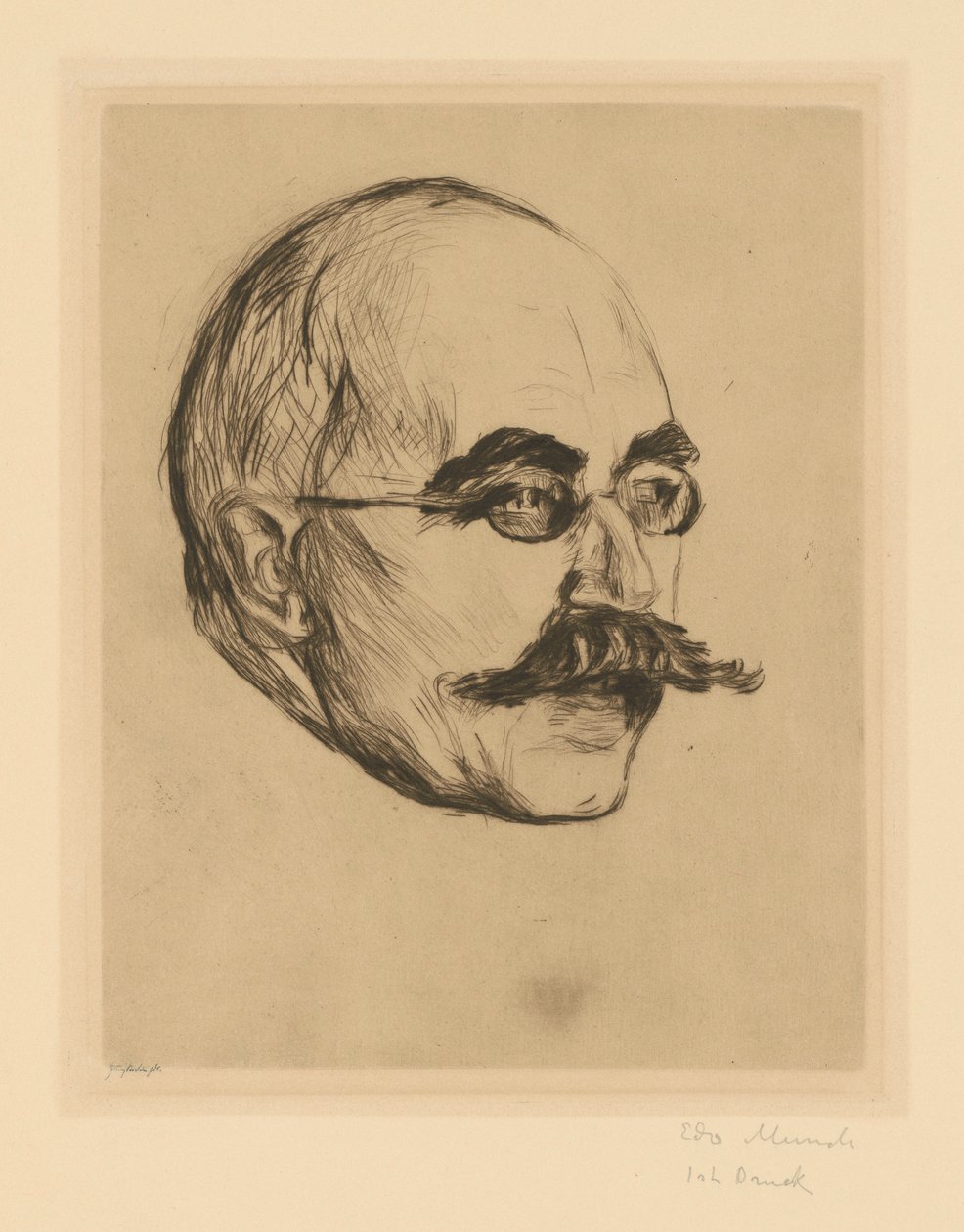 Dr. Gustav Schiefler de Edvard Munch