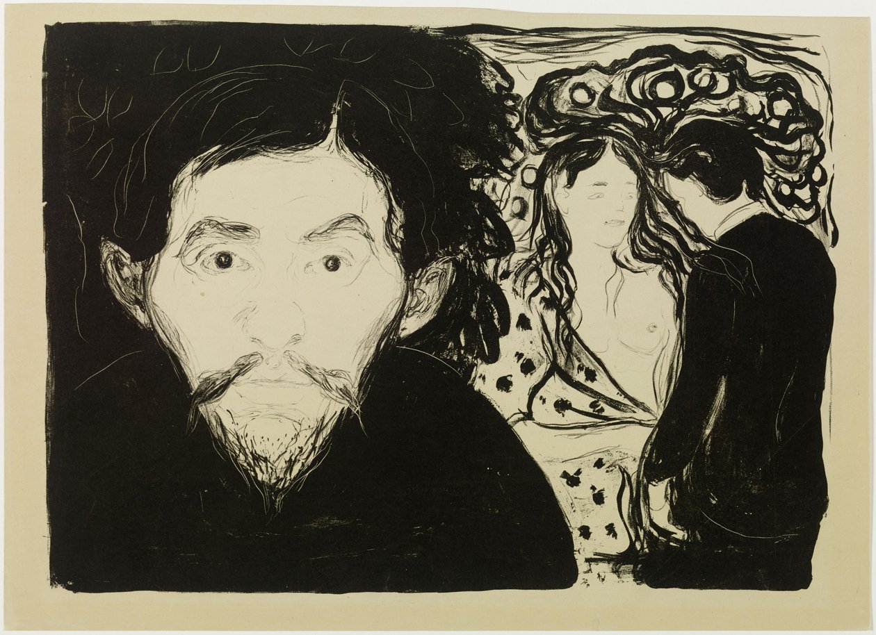 Ciúme (pequeno) de Edvard Munch