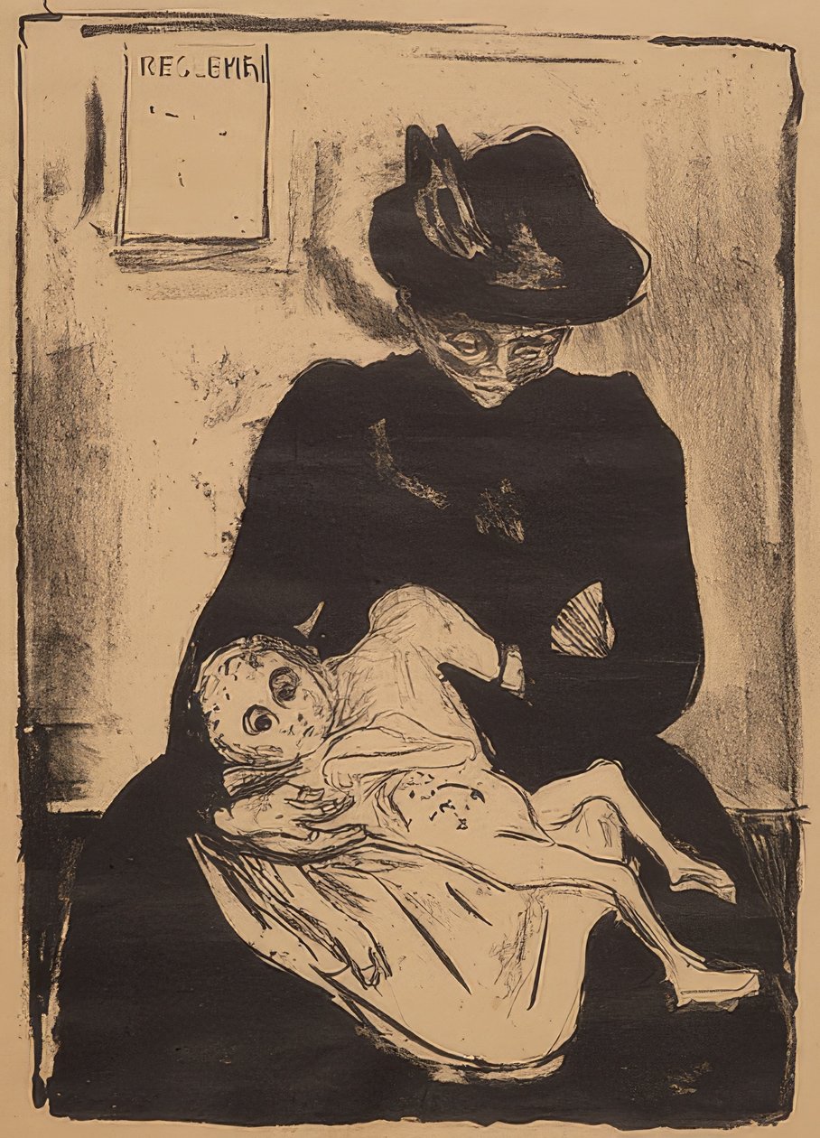 Herança. 1916 de Edvard Munch