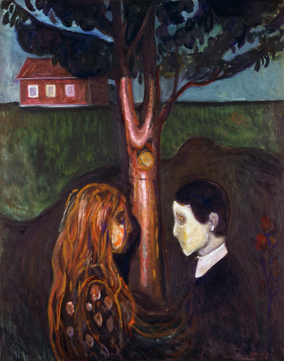 Olhos nos olhos de Edvard Munch