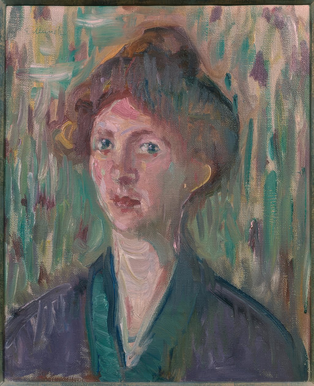 Retrato de uma mulher de Edvard Munch