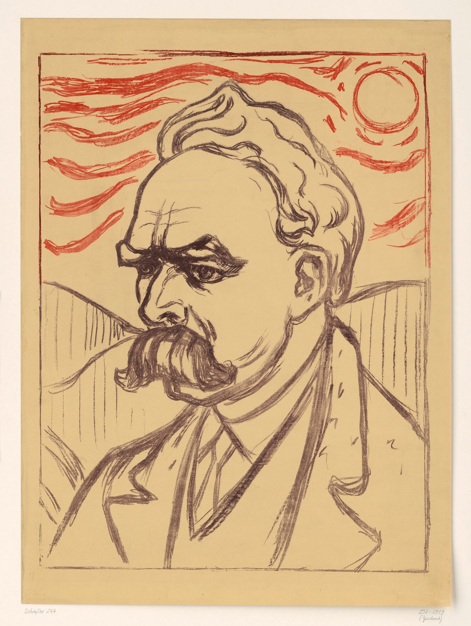 Friedrich Nietzsche de Edvard Munch