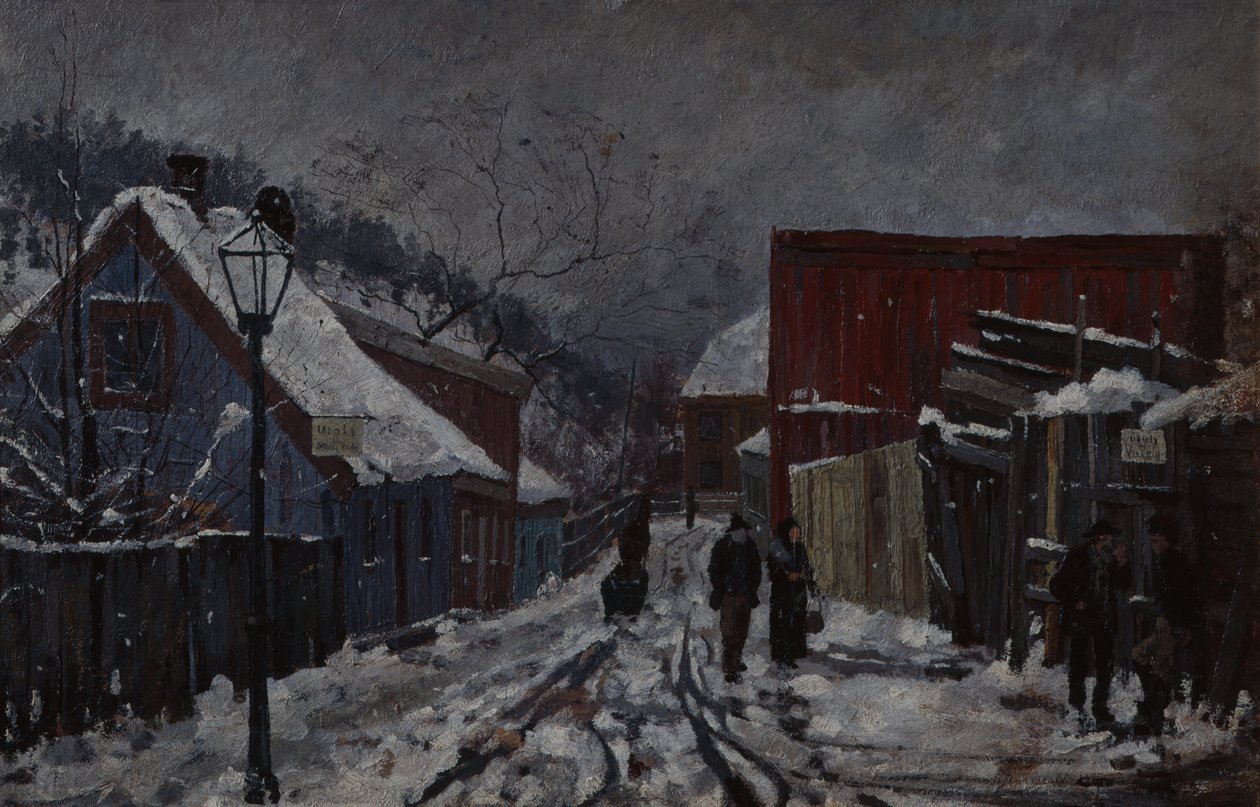 Da rua Saxegaards de Edvard Munch
