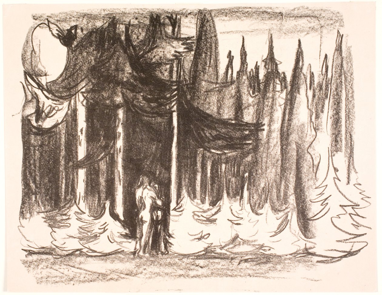 Na floresta de Edvard Munch