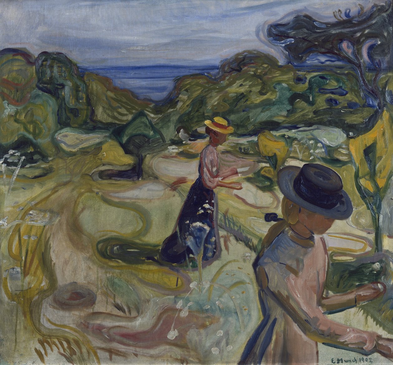 No Jardim de Edvard Munch