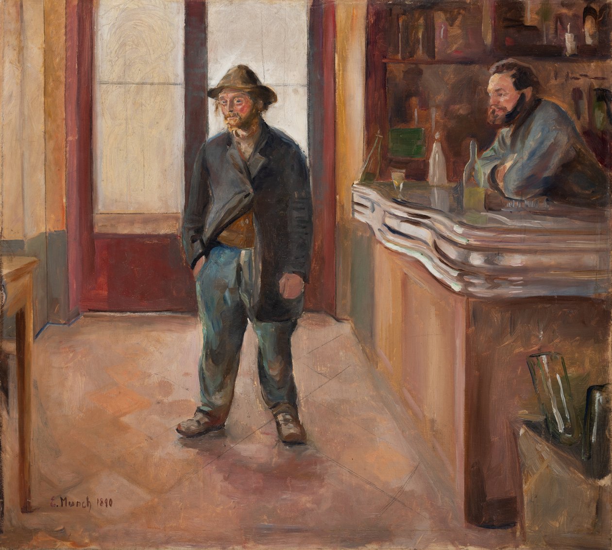 Na taberna de Edvard Munch