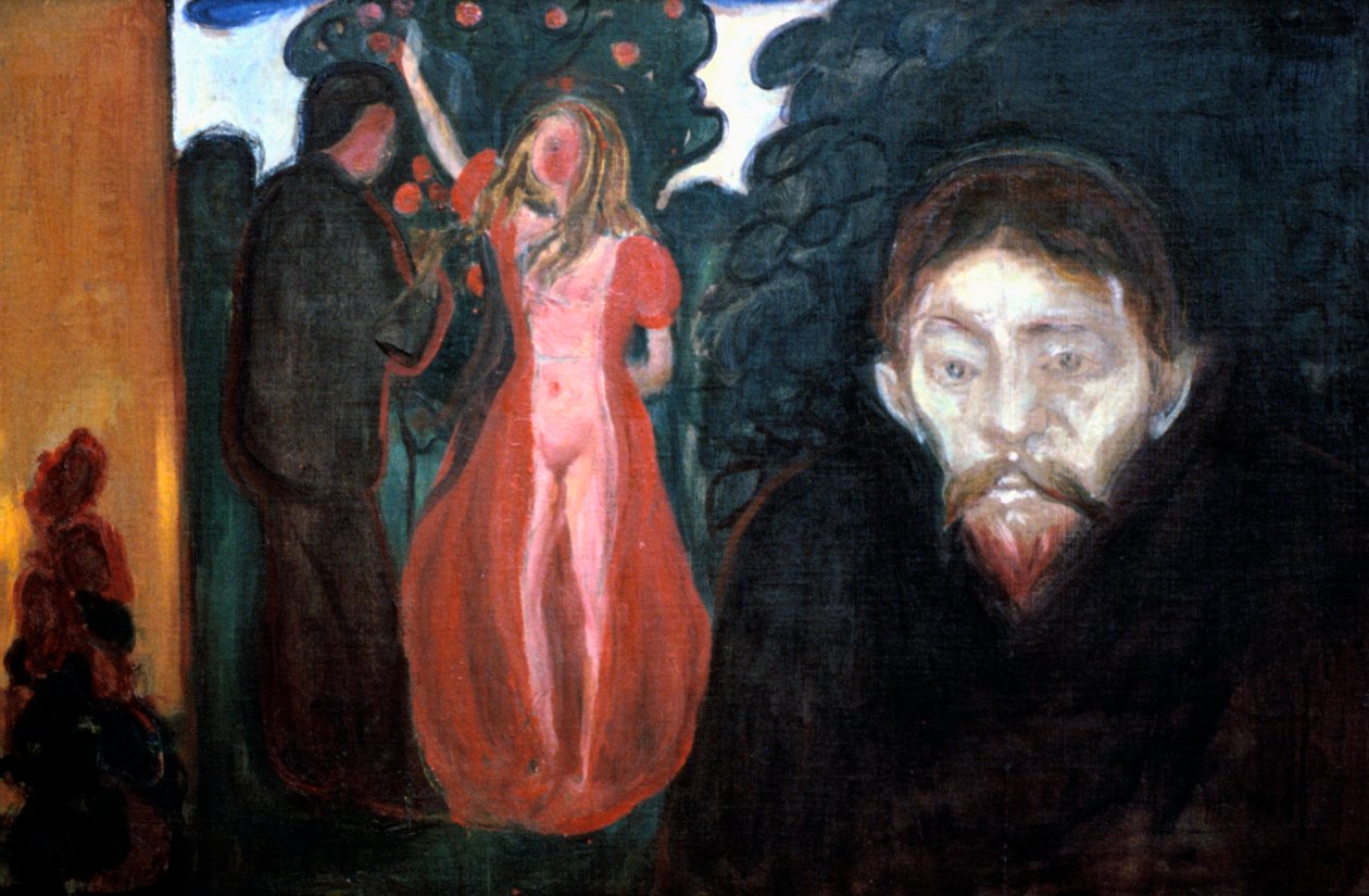 Ciúme, 1895 | Edvard Munch | Impressão de arte