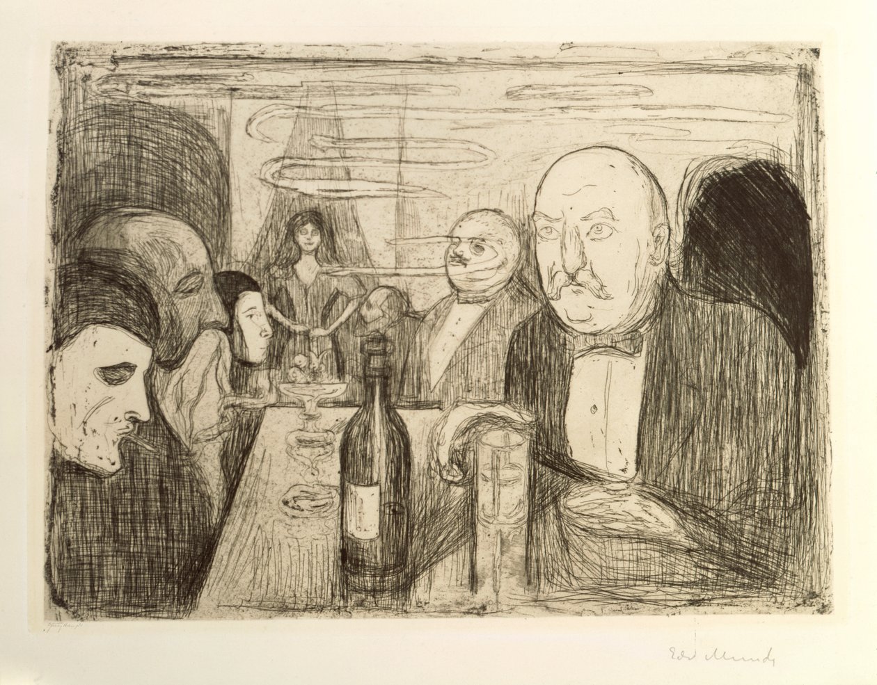 Kristiania Bohemians II de Edvard Munch