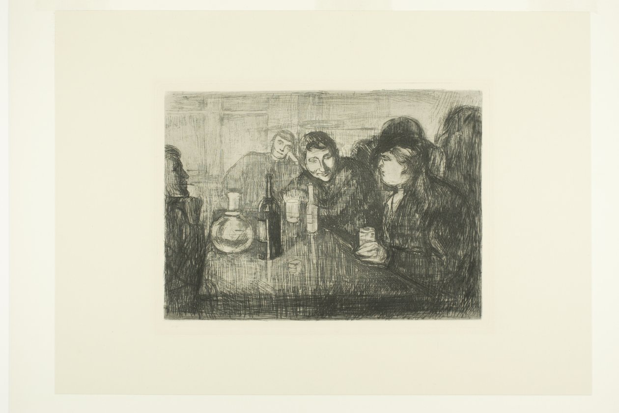 Kristiania Bohemians I de Edvard Munch