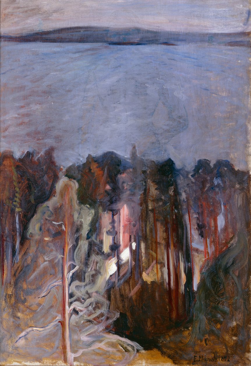 Paisagem de Edvard Munch