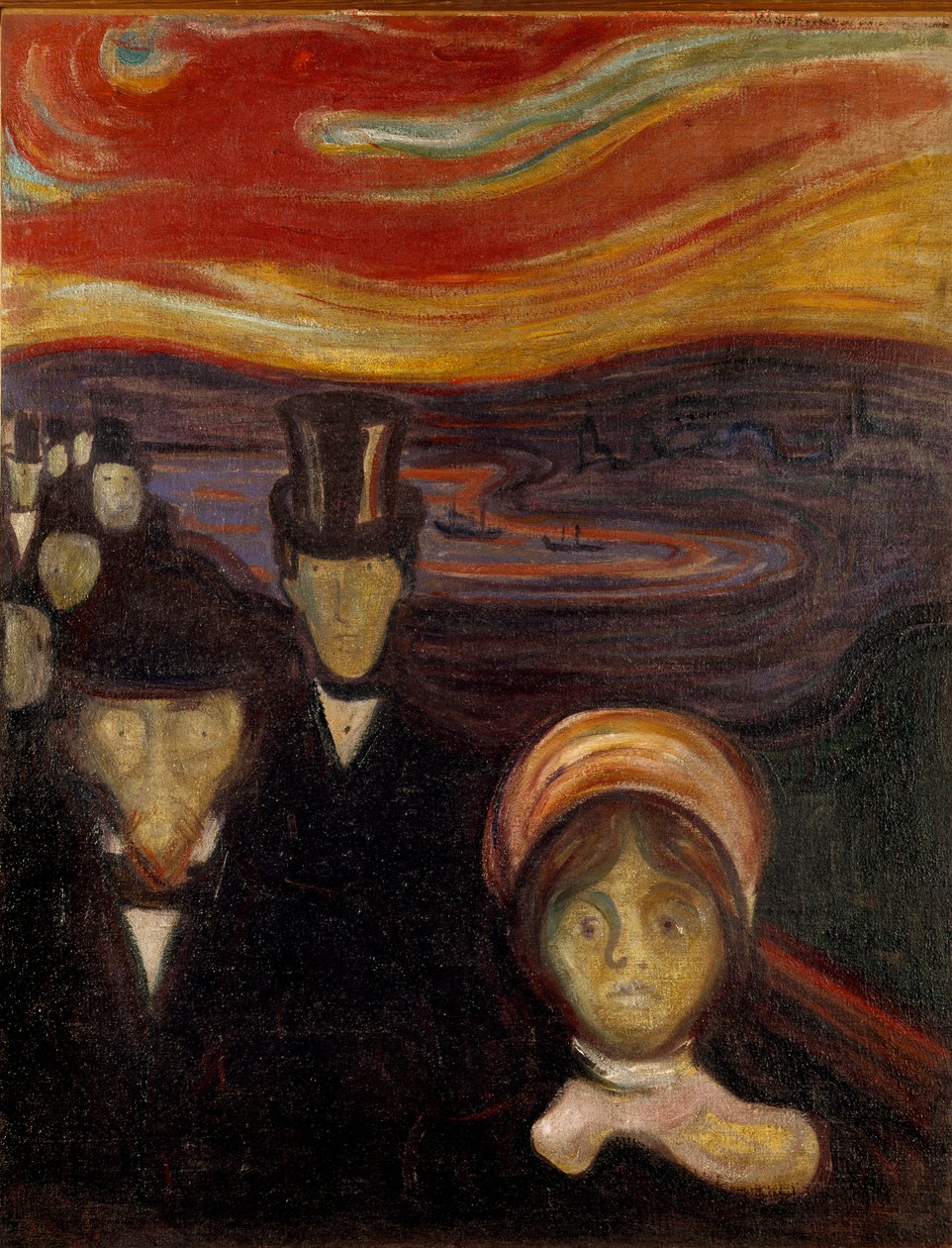 A pintura da angústia de Edvard Munch de Edvard Munch