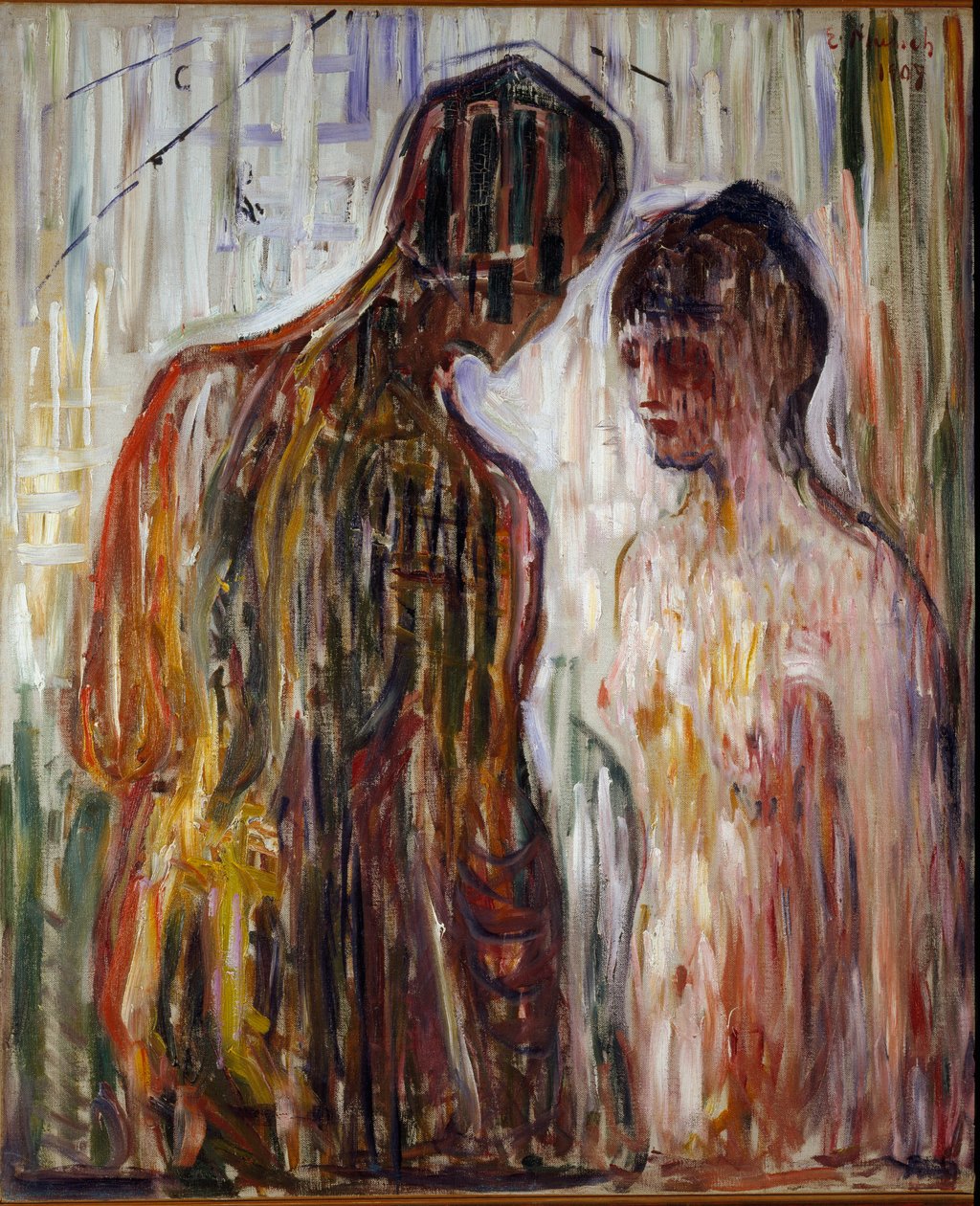 Love and Psyche Painting de Edvard Munch (1863-1944) de Edvard Munch