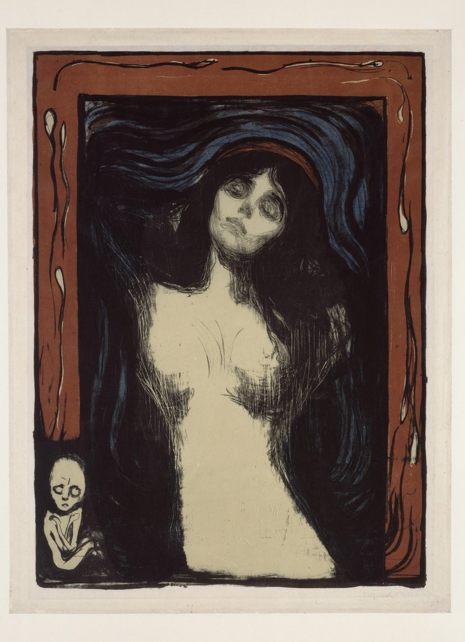 Madonna (Mulher Apaixonada) de Edvard Munch