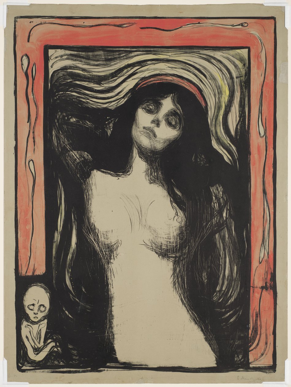 Madonna, 1895 de Edvard Munch