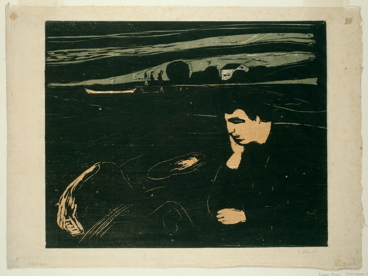 Melancolia III de Edvard Munch