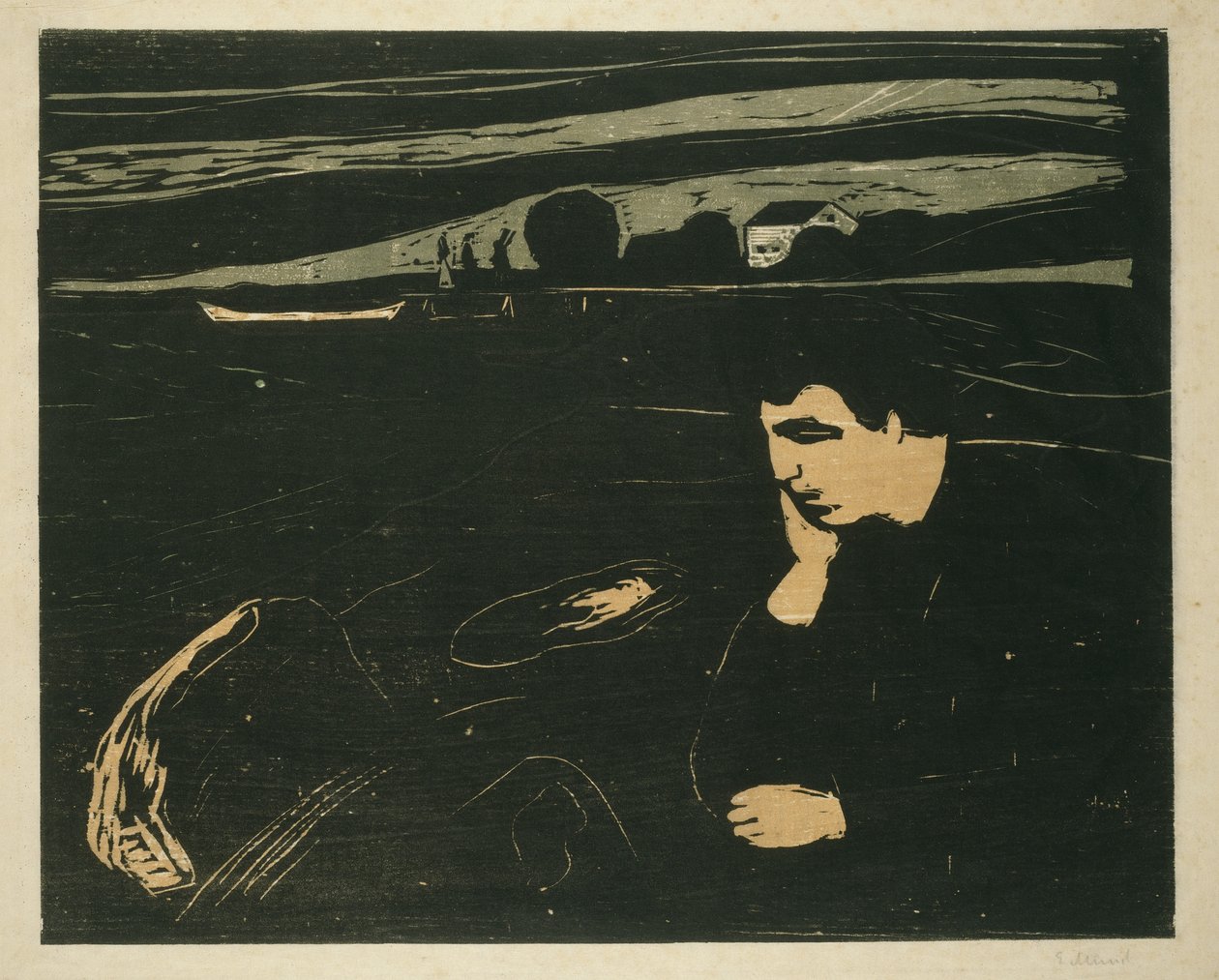 Melancolia III, 1902 de Edvard Munch