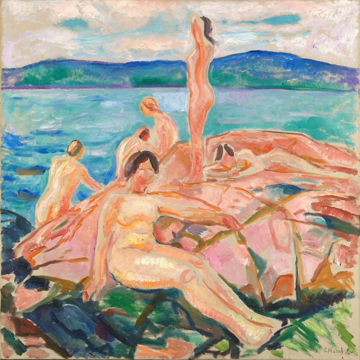 Verão médio de Edvard Munch